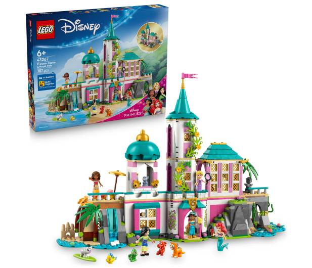 LEGO Disney Zamek księżniczek i zwierzaki 43267 - 1331636 - zdjęcie 2